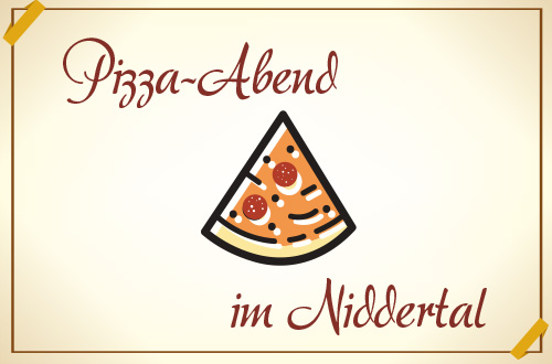 Es gibt wieder Pizza